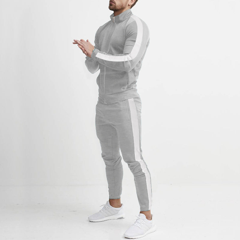 Herren Trainingsanzug Sportlich Streifen Design
