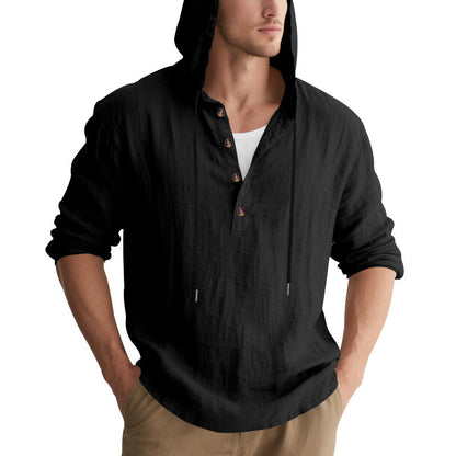 Herren Kapuzenpullover Lässig Baumwolle Hochwertig