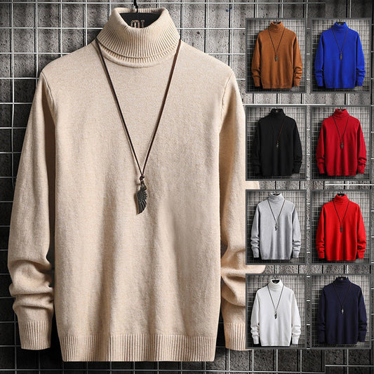 Herren Rollkragenpullover Modern Weich - IdealeKleiden