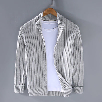 Herren Pullover Luxus Reißverschluss Design