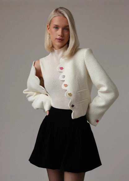 Herzlich Wolljacke Damen - IdealeKleiden