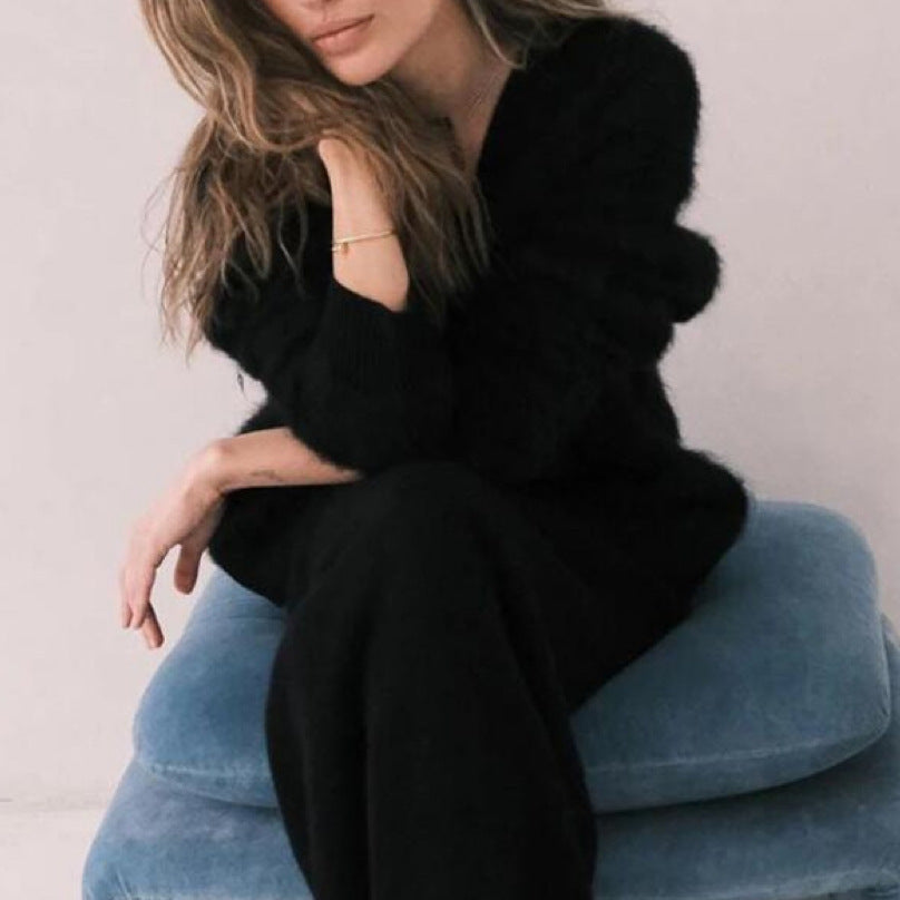 Weicher Damen Cardigan Kuschel Look