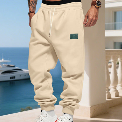 Herren Jogginghose Bequem Stretch mit Verstellbund