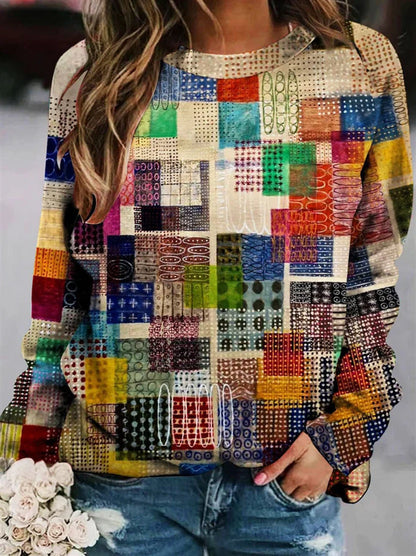 Stylische Pullover aus Bedruckter Wolle