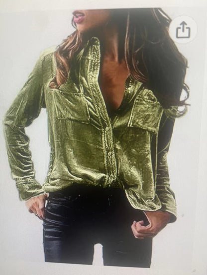 Elegante Damenbluse Satin mit Stickerei