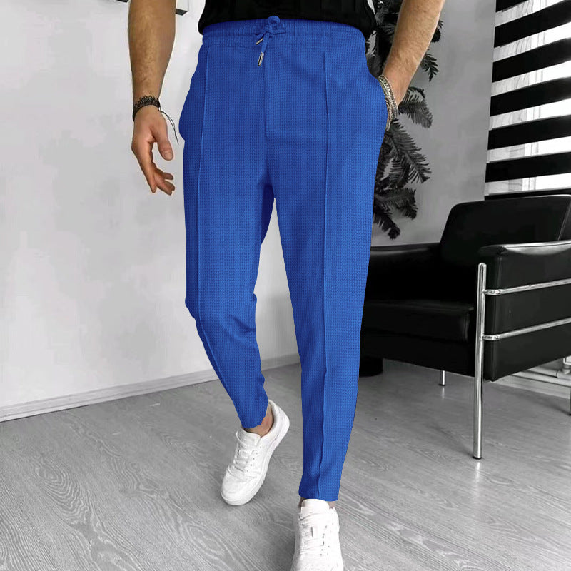 Herren Chino Hose Modern Elastisch mit Taschen