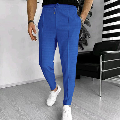Herren Chino Hose Modern Elastisch mit Taschen