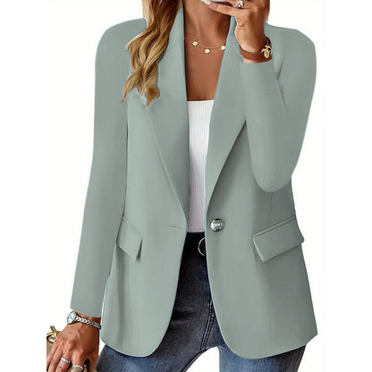 Damen Blazer Elegant Geschnitten mit Knöpfen