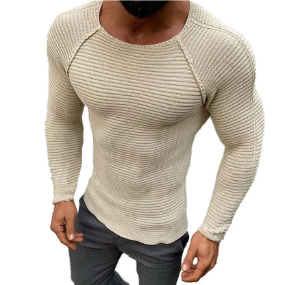 Herren Strickpullover Elegantes Design Langarm - IdealeKleiden
