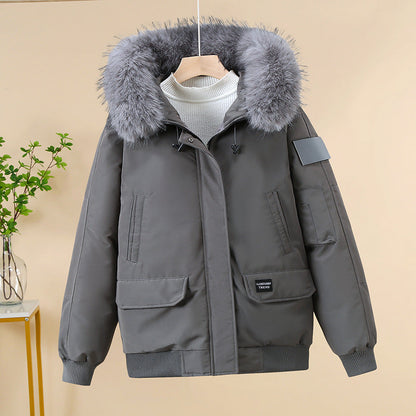 Damen Winterjacke Warm Stylish Kapuze - IdealeKleiden