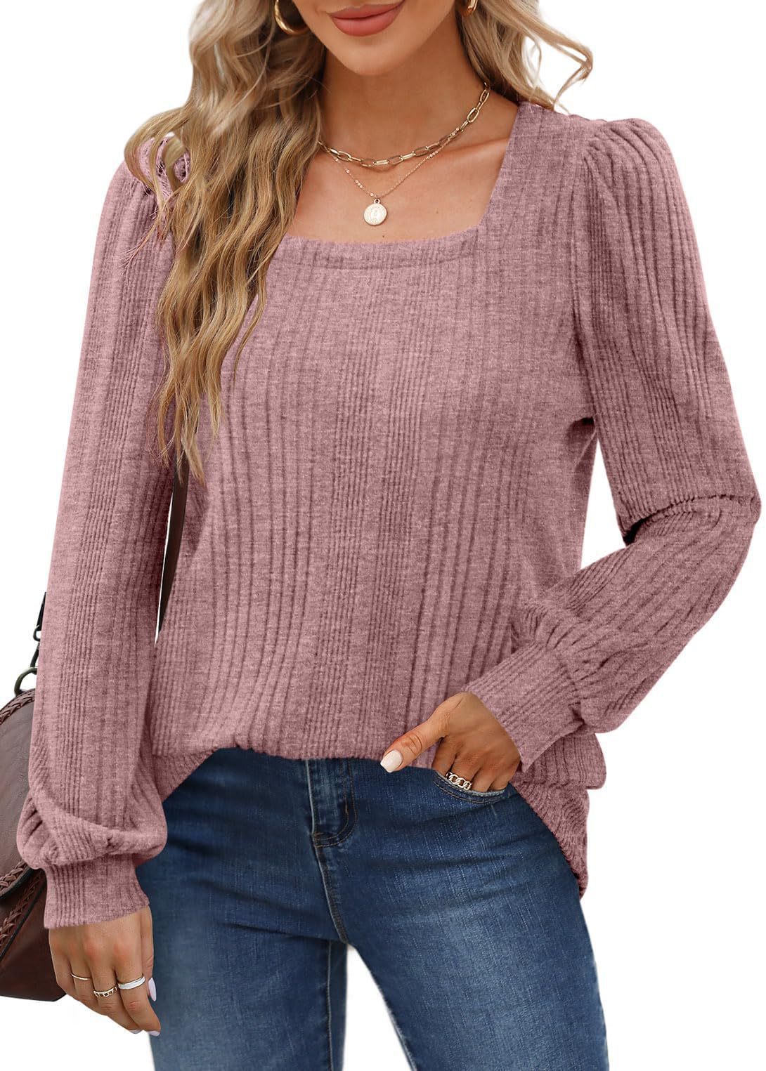 Modischer Damen Pullover Strukturiert Rippmuster