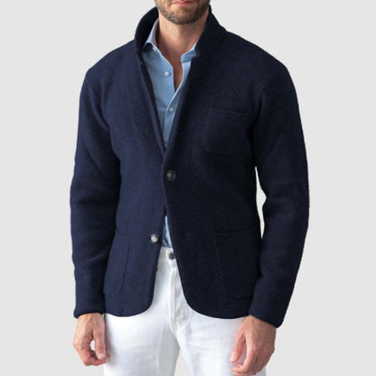 Schicke Herrenblazer Slim Fit Wollmix