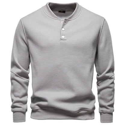 Herren Pullover Langarm Strukturiert Modern