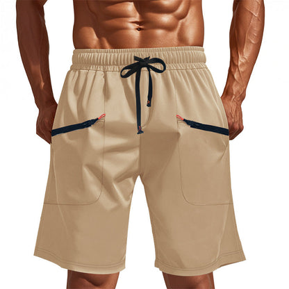 Herren Sport Shorts Elastisch Vieltaschig