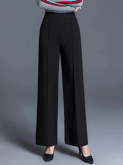 Damenhose High-Waist Elegant Bügelfalten