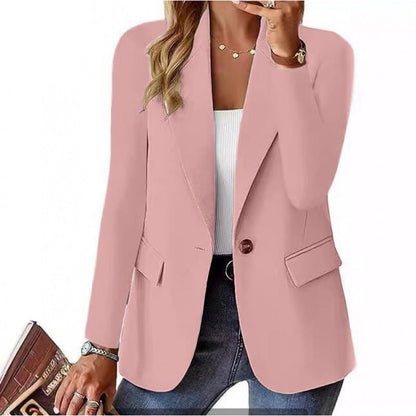Damen Blazer Elegant Geschnitten mit Knöpfen