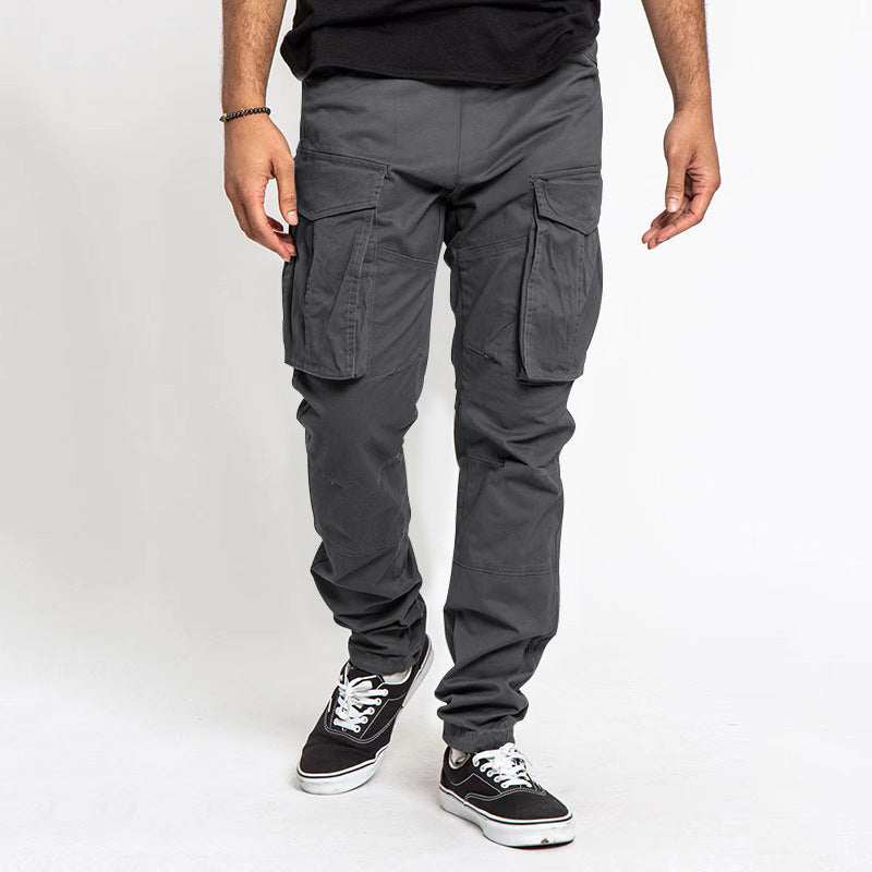 Herren Cargo-Hose Modern Elastisch Vielfach Taschen