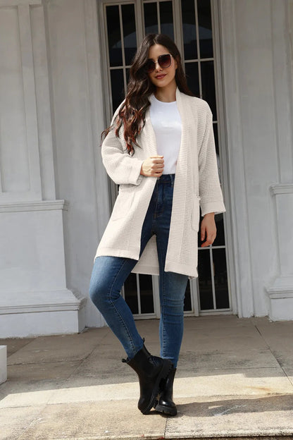 Damen Strickjacke Elegant Übergröße