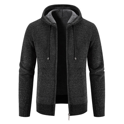 Herren Kapuzenjacke Weich Softshell Modern Design - IdealeKleiden