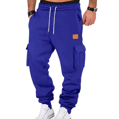 Herren Cargo-Hose Bequem Elastisch Mit Seiten-Taschen