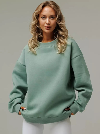 Damen Oversized Sweatshirt Weich Bequem