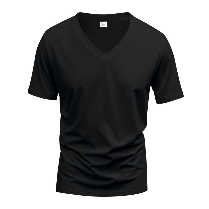 Herren T-Shirt V-Ausschnitt Leicht atmungsaktiv