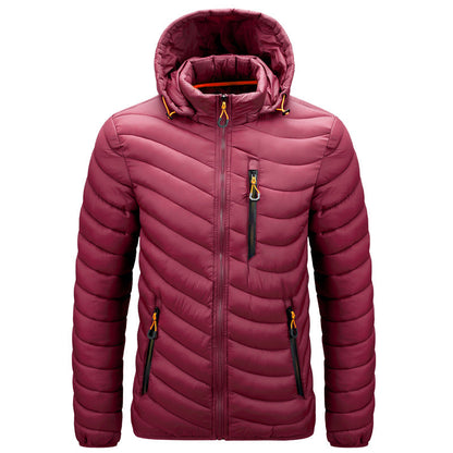 Leichte Herrenjacke Kapuze Sportlich