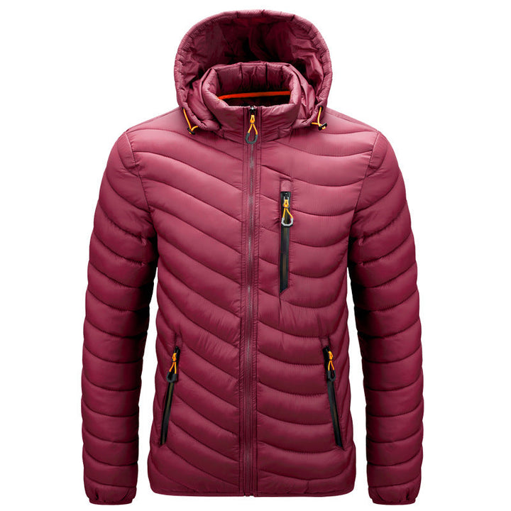Leichte Herrenjacke Kapuze Sportlich