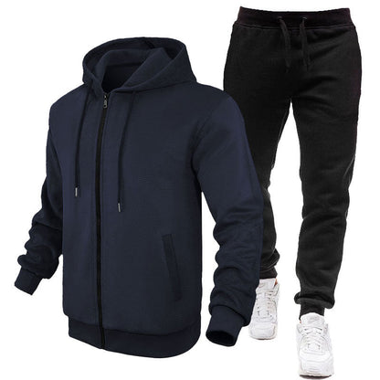 Herren Sportanzug Fleece-Innenjacke Jogginghose