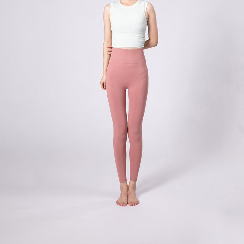 Damen Sport Set: Cropped Top und High Waist Leggings
