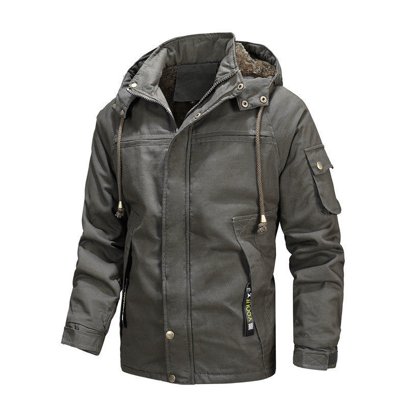 Herren Outdoor-Jacke Warm Gefüttert Wasserdicht