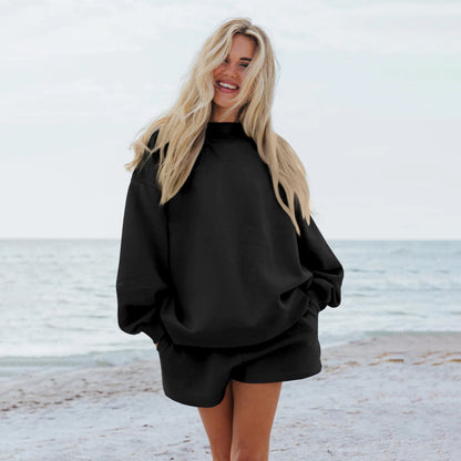 Damen Oversize Sweatshirt Großzügig Komfortabel