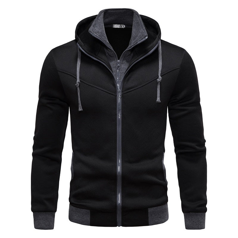 Herren Sportjacke Kapuze Modern Schnitt Praktisch