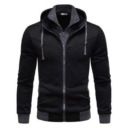 Herren Sportjacke Kapuze Modern Schnitt Praktisch