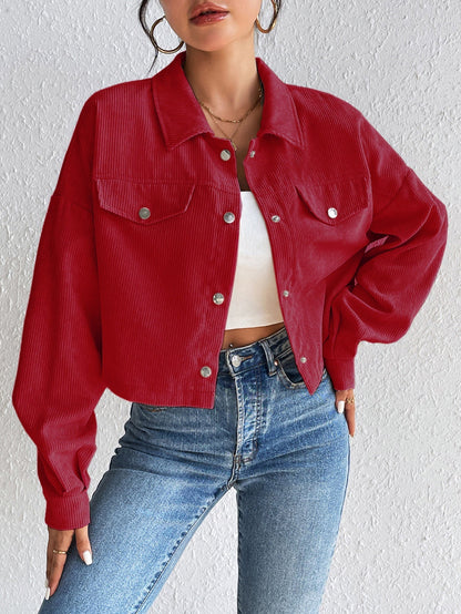 Frauen Vintage Jacke Elegant Retro Look