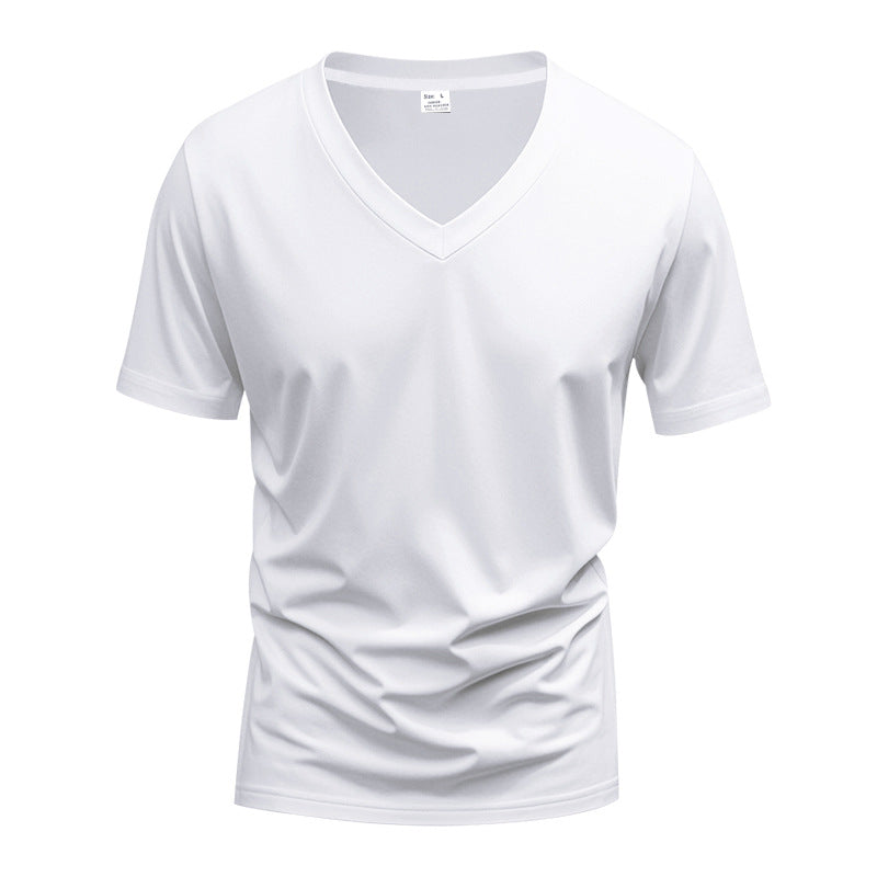 Herren T-Shirt V-Ausschnitt Leicht atmungsaktiv