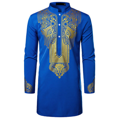 Herren Hemd Ethno Style Langarm