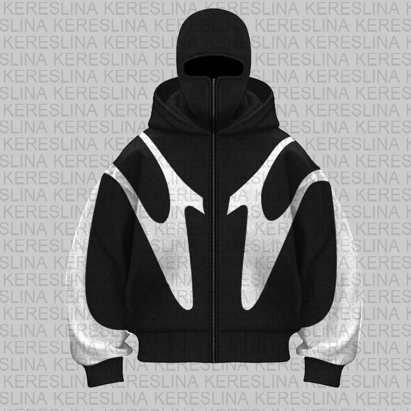 Damen Mode Oversized KapuzenjackeGroßes Design - IdealeKleiden