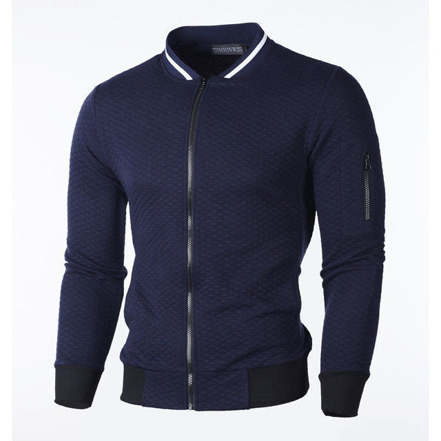 Herren Sweatjacke Hochwertig Reißverschluss TascheSportlich