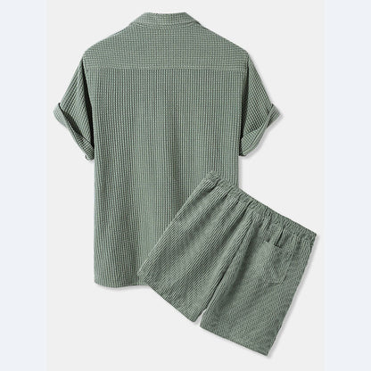 Damen Kurzarm Pyjama Set Sommer Nachtwear - IdealeKleiden