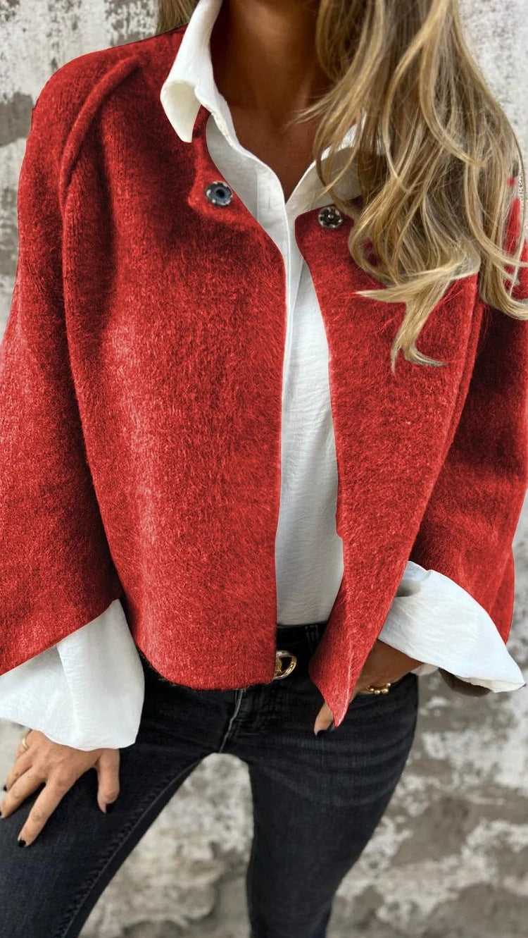 Kurze Cashmere Damenjacke Luxus Qualität