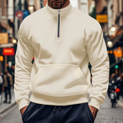Bequeme Kängurutasche Baumwolle Relaxed Fit