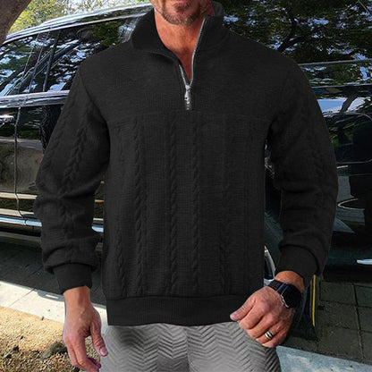 Herren Pullover Struktur Design Moderne Style