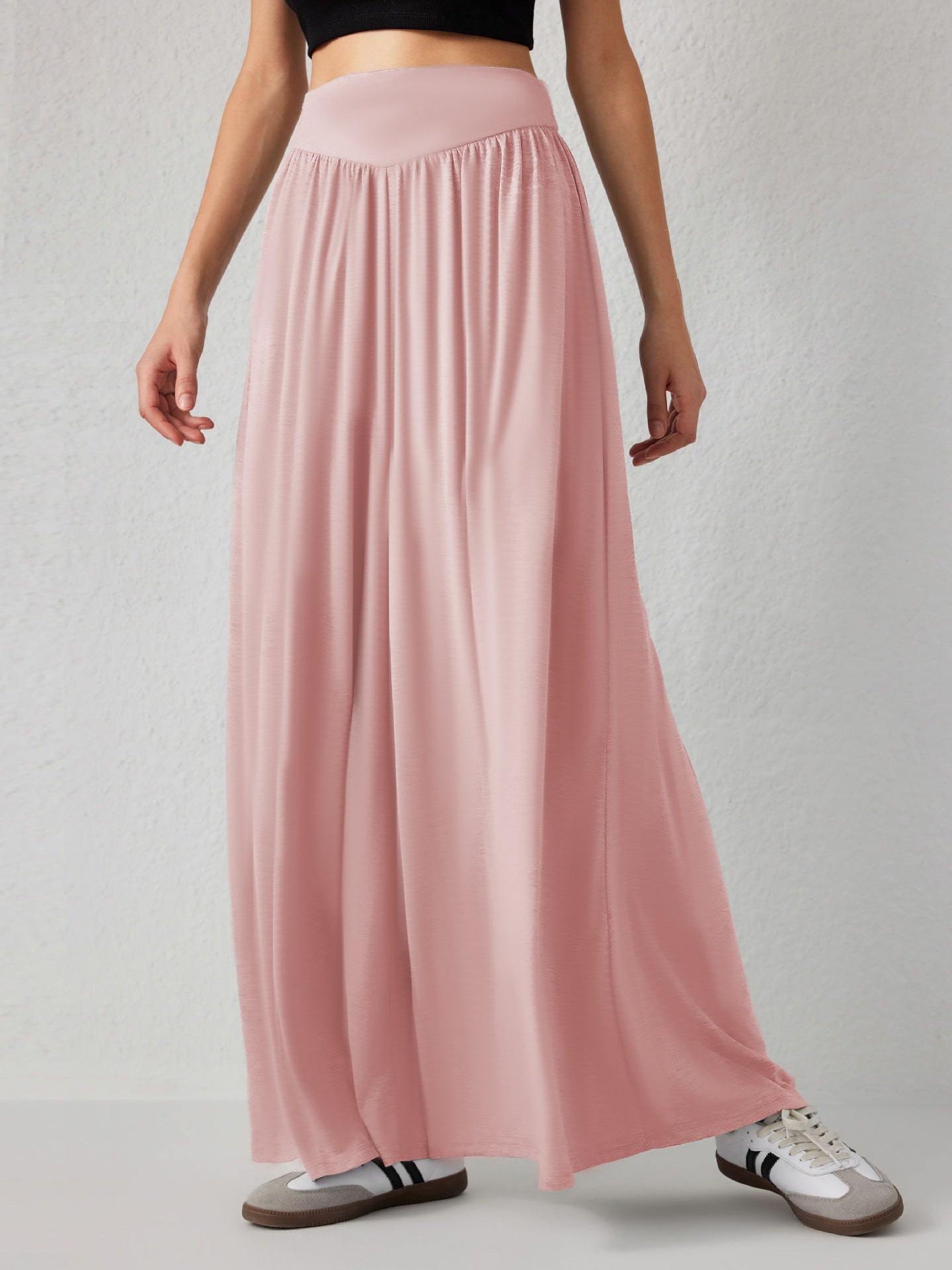 Damen Maxirock Komfort Elegant Elastisch