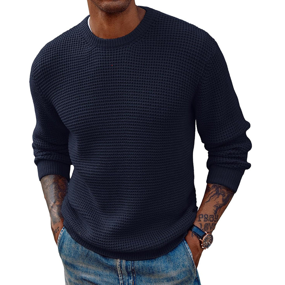 Herren Pullover Strukturiert Elegantes Design