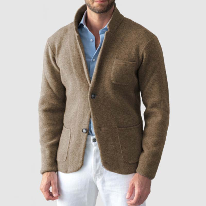 Schicke Herrenblazer Slim Fit Wollmix