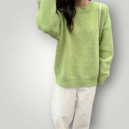 Damen Pullover Warm Strick Design