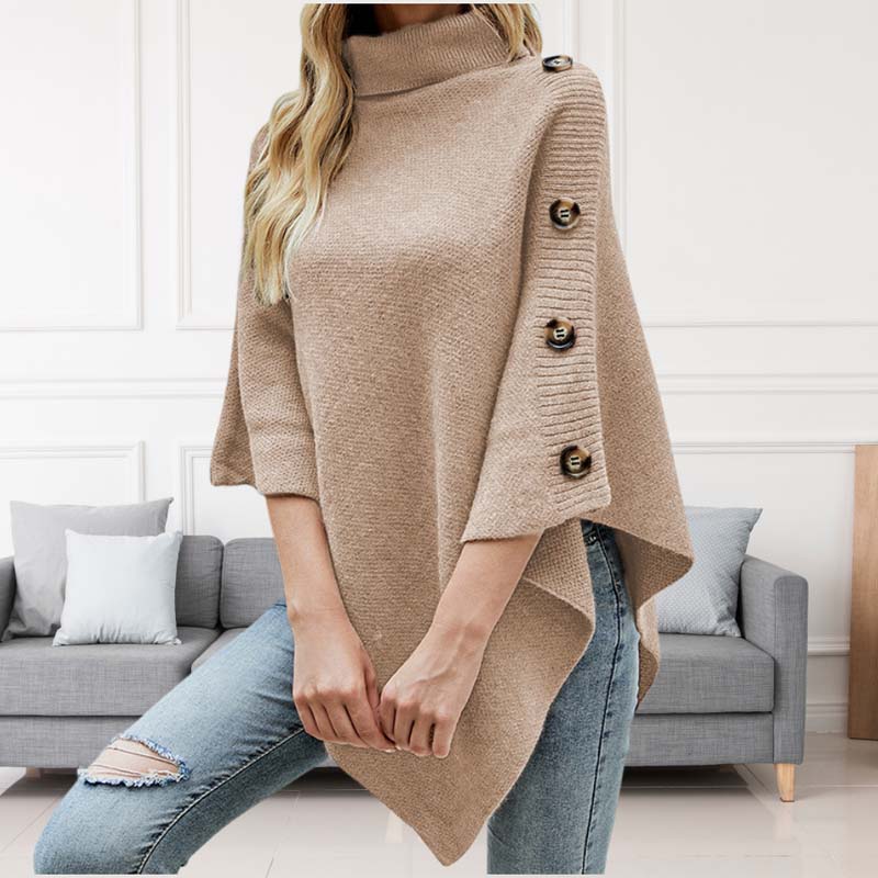 Eleganter Strickpullover Einfarbig Zeitlos