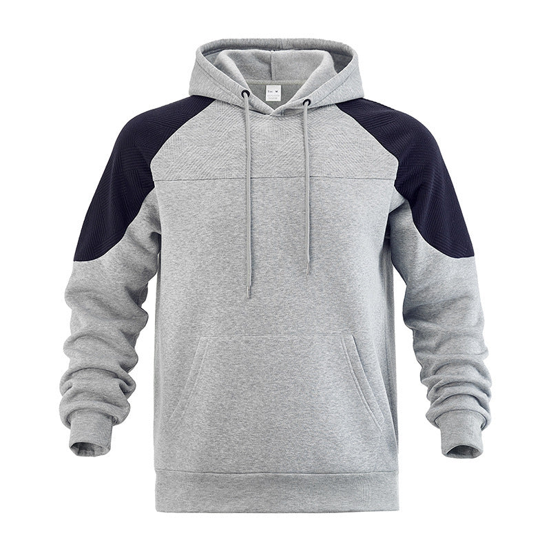 Herren Sportpullover Kapuze Modern Geschnürt