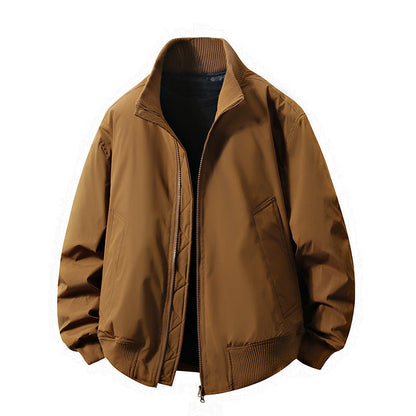 Herren Lederjacke Elegant Slim Fit Design